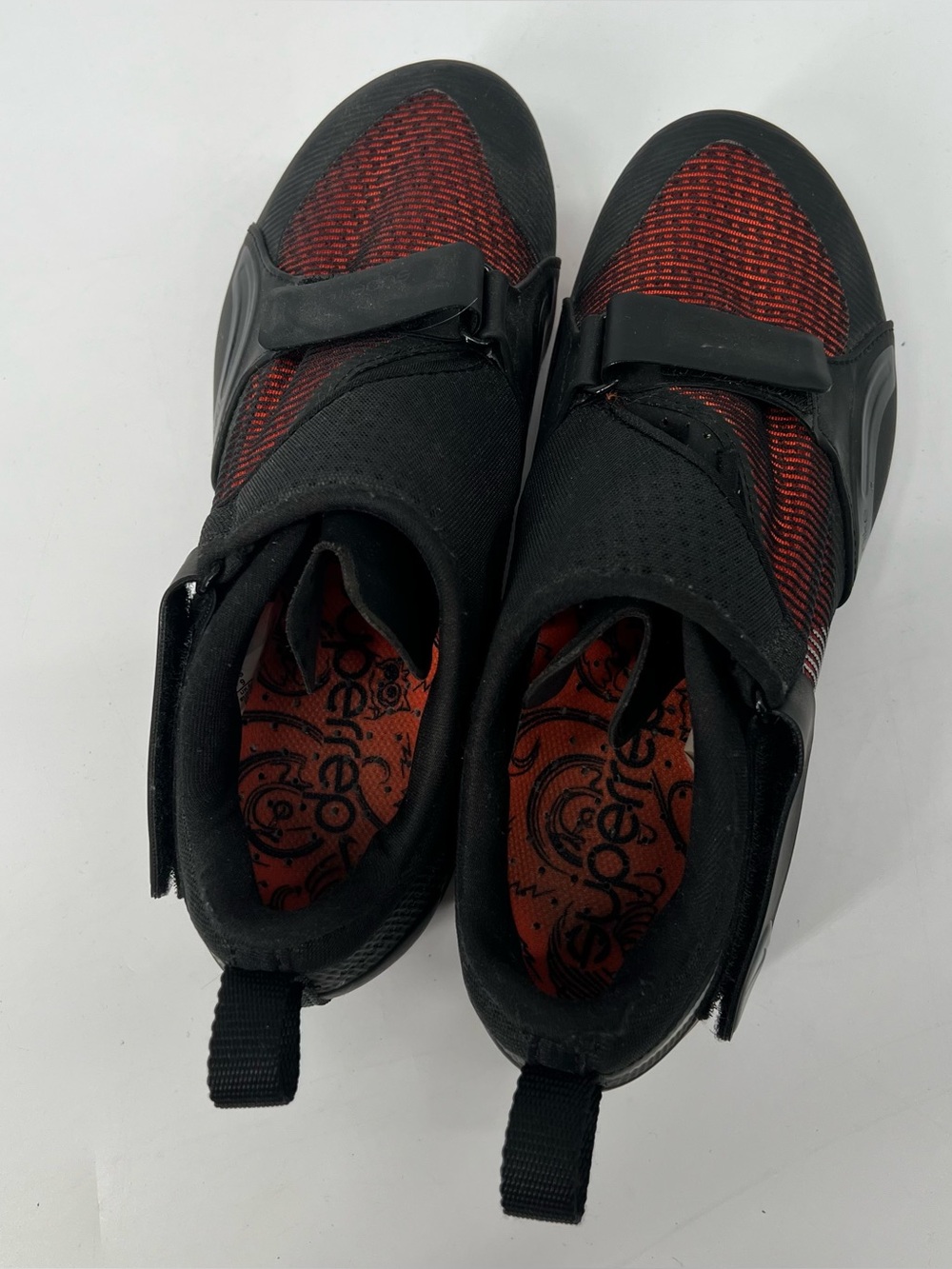 Nike SuperRep Cycle Shoes Black/Red Indoor Cycling Lightweight Strap Wmn's Sz 9 - Picture 4 of 11